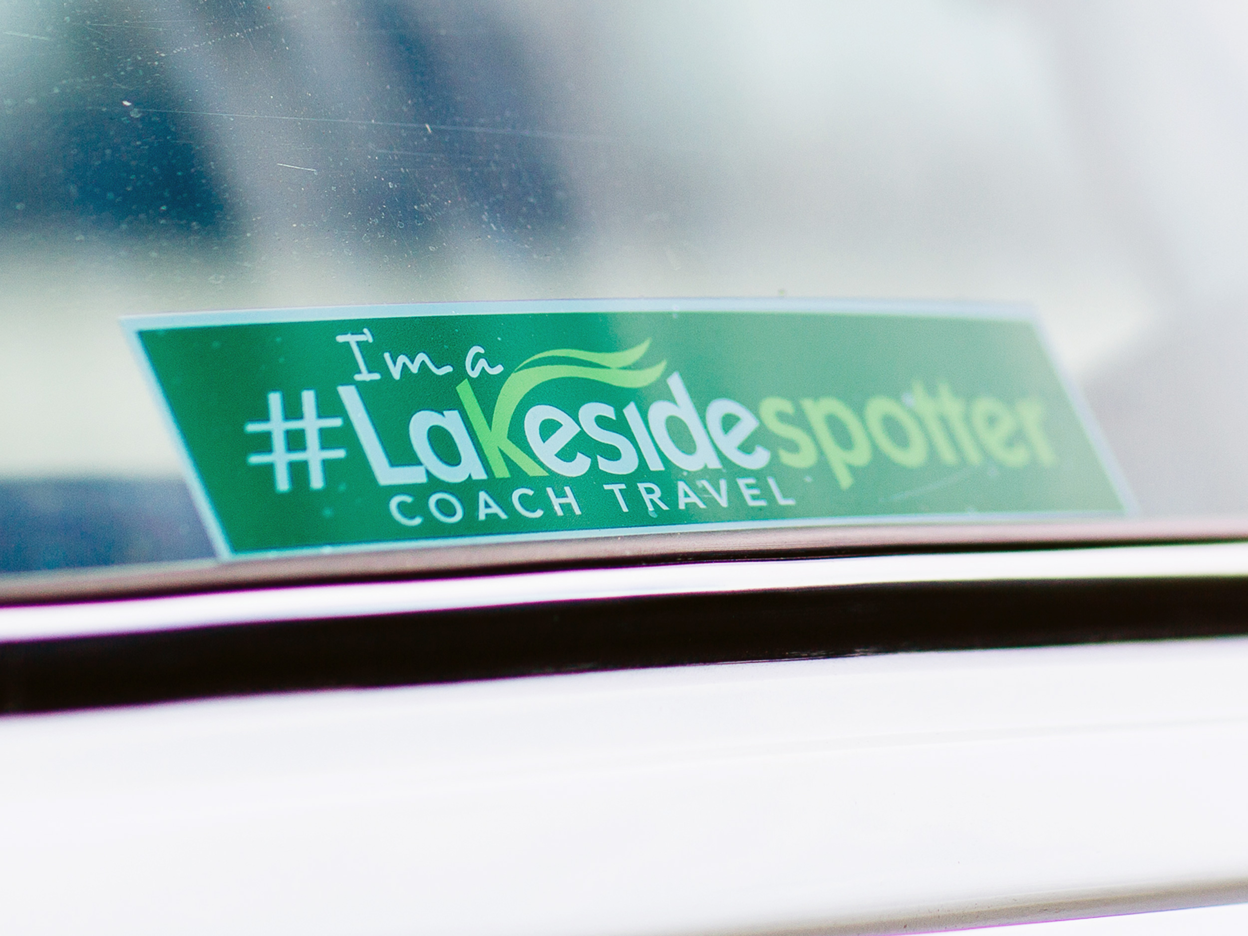 Lakeside Coaches car stickers