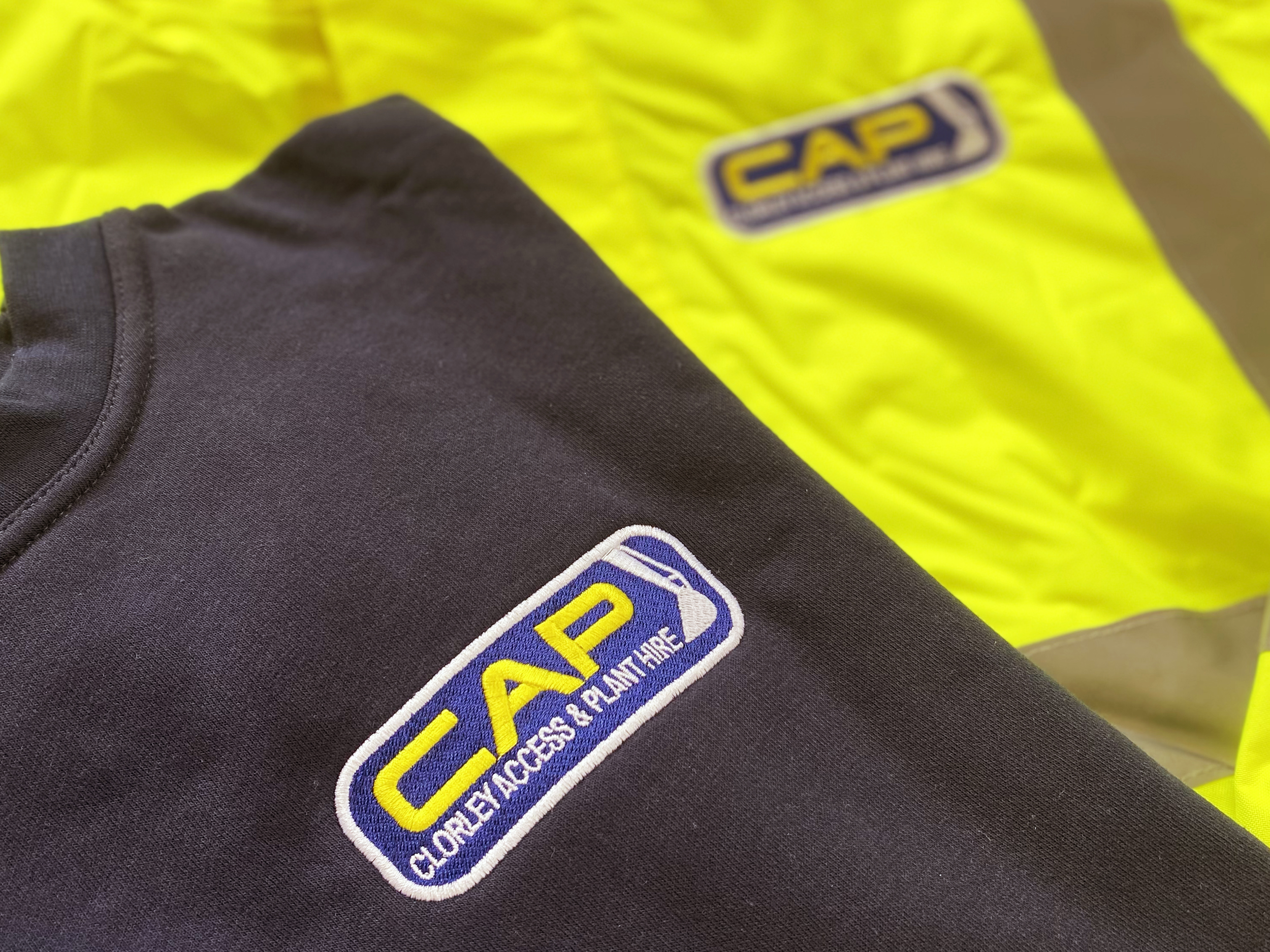 CAP Hire branded clothing
